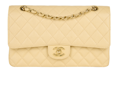 Medium double classic flap, front view